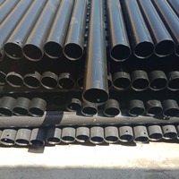 Tuyau en acier industriel plastifié, acier revêtu d'ABS/PVC de Chine pour une large utilisation, raccords de tuyauterie colorés