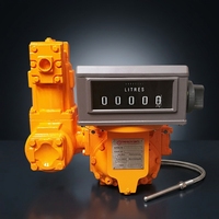 Alat Ukur Aliran Cairan LC Liquid Control Flow Meter untuk Bahan Bakar Diesel Curah DN50 Aluminium OEM Akurasi +/-0.2%