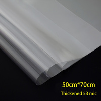 Feuilles de cellophane transparentes imperméables, papier d'emballage en cellophane pour paniers de fleurs, fournitures d'emballage et travaux manuels DIY