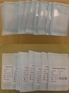 Bouton septal nasal en silicone en gros pour perforations du septum, fermeture non chirurgicale, diamètre 3 cm, épaisseur 1 mm - Product Image 6