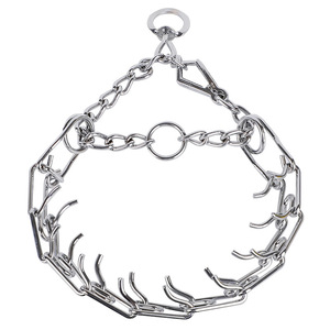 कुत्तों के लिए त्वरित रिलीज स्नैप के साथ क्रोम प्लेटेड स्टील ट्रेनिंग प्रोंग कॉलर - Product Image 6