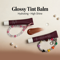 Huile à Lèvres Luxueuse Brillante Hydratante et Nourrissante aux Peptides, avec Breloque Chaîne de Téléphone Décorative Mignonne et Exquise, Modèle Standard