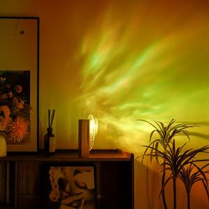 Lámpara de Ambiente con Efecto de Agua Dinámico Giratorio, Luz para Fotografía, Proyección Romántica de Atardecer, Lámparas de Sombra, Regalo Creativo - Product Image 5