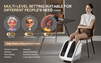 Masseur pour les pieds et les mollets à chaud, nouvelle conception, vente chaude, massage par compression d'air, machine de massage multifonctionnelle
