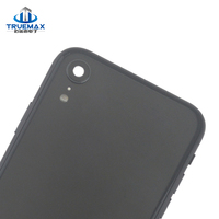 Coque complète de châssis pour iPhone et XR, couvercle verre, batterie arrière, châssis central, pièces latérales