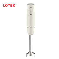 Mixeur plongeant 500W, commandes par bouton-poussoir, 2 vitesses, anti-fuite, sans BPA, récipient de 600 ml, multifonctionnel, pour écraser les smoothies, usage domestique