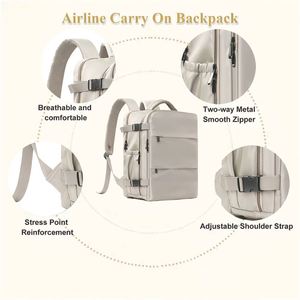 Customized Leisure Multi-pocket Backpack High Quality Large-Open Outdoor Travel Rucksack Dry Wet Separation Backpack <b>Bag</b> - Product Image 4