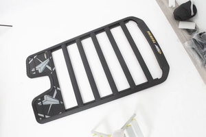 Offroad 4x4 Argent/Black Aluminum Alloy Roof Rack & Luggage <b>Ladder</b> for Prado-FJ150 2009-2023 Model 01 - Product Image 6