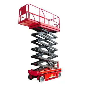 Factory Price 4-16m Self Propelled Electric Scissor Lift Hydraulic Platform Elevator for Building Material Machinery Repair Shop