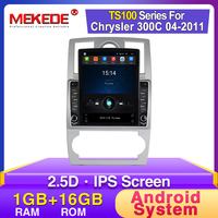 MEKEDE — lecteur DVD TESLA, avec écran IPS, Radio, son stéréo, GPS, wi-fi, BT, DSP, Android 9, 1 go + 16 go, Quad Core, pour Chrysler 300C 2004-2011