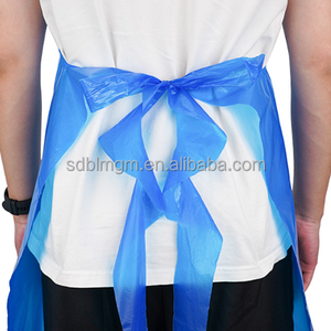 Tablier jetable en plastique PE, vente chaude, taille et emballage personnalisés, pour la transformation alimentaire, la cuisine, la coiffure, l'usine, prix abordables - Product Image 5
