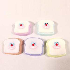 ของเล่นบีบแก้เครียดรูปขนมปังปิ้งน่ารัก นุ่มนิ่ม สำหรับวัยรุ่นและผู้ใหญ่ บรรเทาความวิตกกังวล ของเล่นเสริมพัฒนาการทางประสาทสัมผัส ขนาดพกพา เหมาะเป็นของขวัญ - Product Image 1