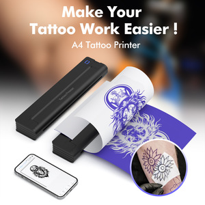 Tattoo Printer A4 Thermal Printer Bluetooth Mobile Phone <b>Mini</b> Body Tattoo Transfer Machine DIY Printing - Product Image 4