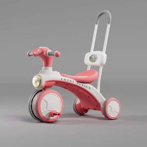 Tricycle pour enfants, vélo en plastique, <span class=keywords><strong>poussette</strong></span>, jouet, chariot pour enfants de 2 à 4 ans - Product Image 3