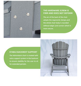 Hdpe dirondack कुर्सी - Product Image 6