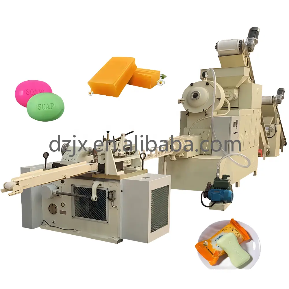 DZJX Facial Soap Production Line Extruder Foaming Hand Green Bar Clothes Washing Bar Solid Toilet Soap Making Machines