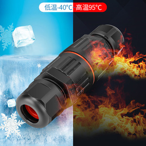 YSMAX ปลั๊กต่อสายไฟกันน้ำสำหรับใช้งานกลางแจ้ง 2 เข้า 2 ออก แบบเสียบปลั๊กยุโรป ขนาด 0.08-4 มม. สำหรับงานวิศวกรรมไฟฟ้า - Product Image 4