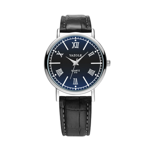 Montre à Quartz de luxe Yazole pour hommes, cadran romain, mince, mode Business, Couple, <span class=keywords><strong>313</strong></span> - Product Image 1