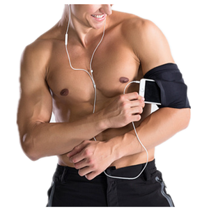 Brassard de sport d'été en PU tendance pour le jogging, avec porte-monnaie et porte-clés, pochette d'équipement de fitness et de course - Product Image 2