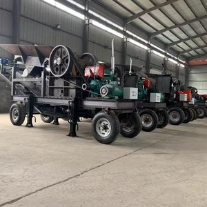 Fournisseur chinois : Concasseur mobile de déchets de construction et de minerai d'or, version moteur et diesel, ligne de production de sable la plus populaire - Product Image 3