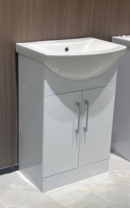 Lussuoso <span class=keywords><strong>Mobile</strong></span> <span class=keywords><strong>Bagno</strong></span> Semi-Incassato con Lavabo in Ceramica Resistente all'Acqua per Design <span class=keywords><strong>Bagno</strong></span> Moderno - Product Image 6