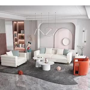 AOMISI CASA Wohnzimmer Liege Sofa Set Möbel Luxus Italienischer Stoff Ecksofa L-Form Schnitts ofa Möbel