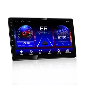 저렴한 자동차 Dvd 플레이어 안드로이드 10 시스템 와이파이 범용 자동차 Dvd 플레이어 GPS 네비게이션 2din 라디오