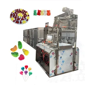 automatic lollipop candy machine toffee candy making machine hard candy depositing pouring machine