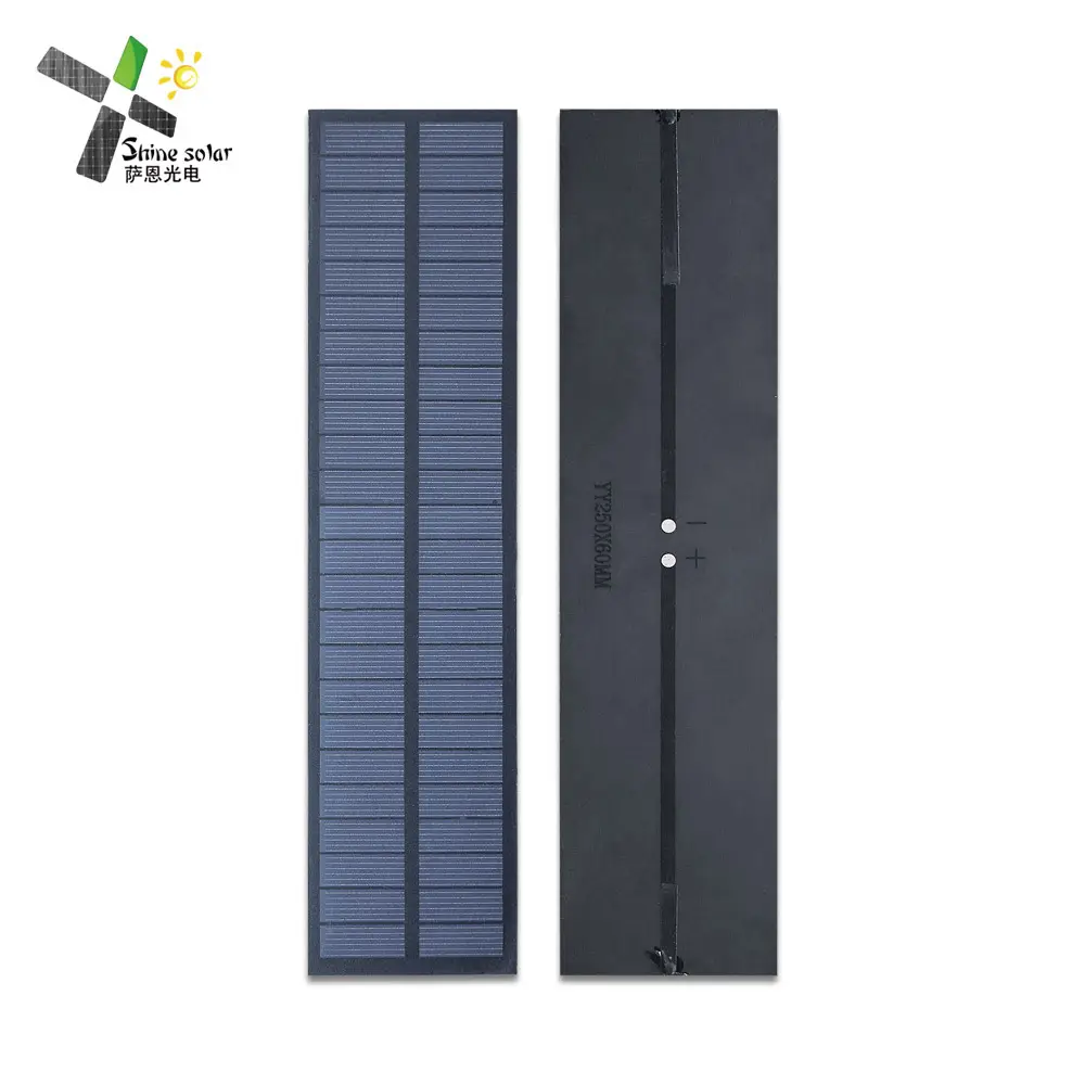 Epoxi PET ETFE Mini célula solar 2v 3v 4v 5v 6v 12v 18v voltaje Personalizado 1 watt 3 watt 5 vatios 20 vatios 50 wat hogar panel solar