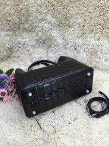 Custom 100% Crocodile Leather Work Tote Bag Large Capacity Women's Business Handbag Shopper Bag OEM Wholesale - Product Image 6