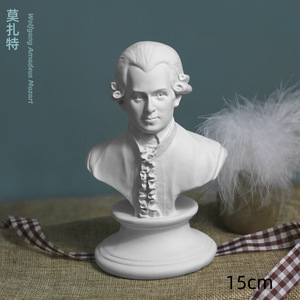 Estatuillas de música de resina más populares, estatuillas de música, cabeza humana, escultura de resina, estatua de resina personalizada - Product Image 1