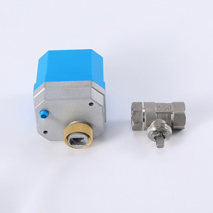 Válvula de Bola Eléctrica de Acero Inoxidable de Grado Industrial con Control de Dos Cables, Válvula de Cierre de Dos Vías Multifuncional Fija - Product Image 1
