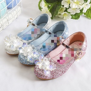 Chaussures de danse pour enfants, mode printemps-automne, chaussures en cristal pour filles, chaussures à semelle souple, chaussures simples - Product Image 2