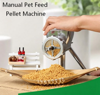 Machine à granulés d'aliments pour animaux de compagnie légère et manuelle, petite machine à granulés pour usage domestique, pour aliments pour poissons, volailles, lapins