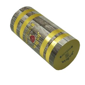 Caja de Cartón Redonda Tipo Barril para Regalo de Whisky Bourbon Usquebaugh Barley-bree - Product Image 4