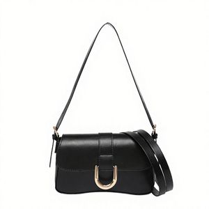 Sac fourre-tout quotidien en cuir PU de haute qualité pour femme, couleur unie, décontracté, personnalisé, avec poignée sous le bras, vente en gros de la marque - Product Image 5