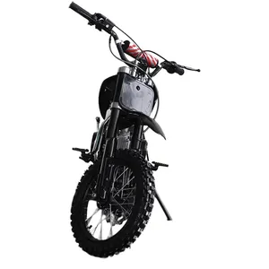 Professional series electric start 125cc dirt bike red cruiser motorcycle