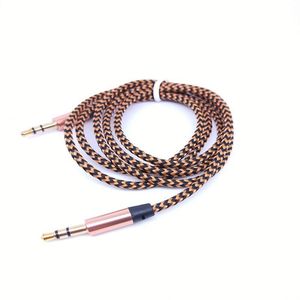 Best Selling Speaker Audio <b>Cable</b> 3.5mm-3.5mm <b>AUX</b> <b>Cable</b> Nylon Mobile Phone Jack <b>Cable</b> for Android for Laptop - Product Image 4