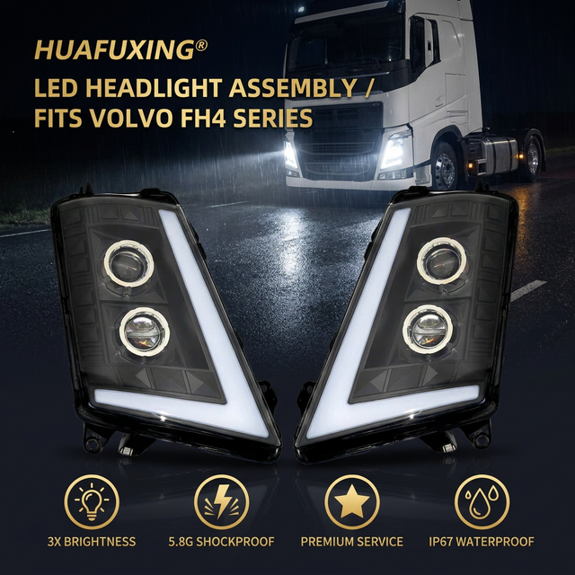 Led Headlights for Volvo FH4 FM4 FH750 Heavy Lorries 2012+