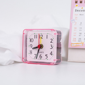 Square Alarm <b>Clock</b> 6mm Thick <b>Battery</b> Operated Electronic <b>Clock</b> For Bedroom Student Use Back To School - Product Image 1