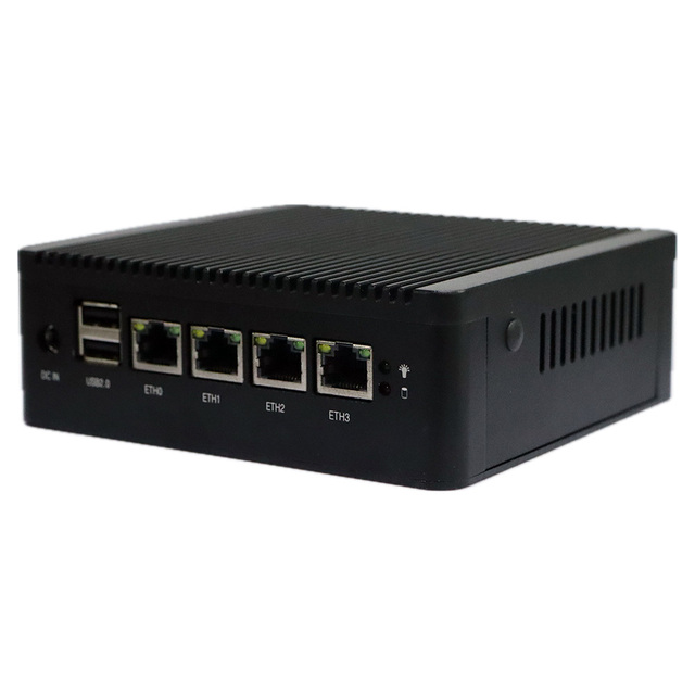 SHINEMAN Intel Atom N2840 Dual Core 2.16Ghz VGA HD Mini PC 4 LAN I211 GbE Network Security Firewall Router