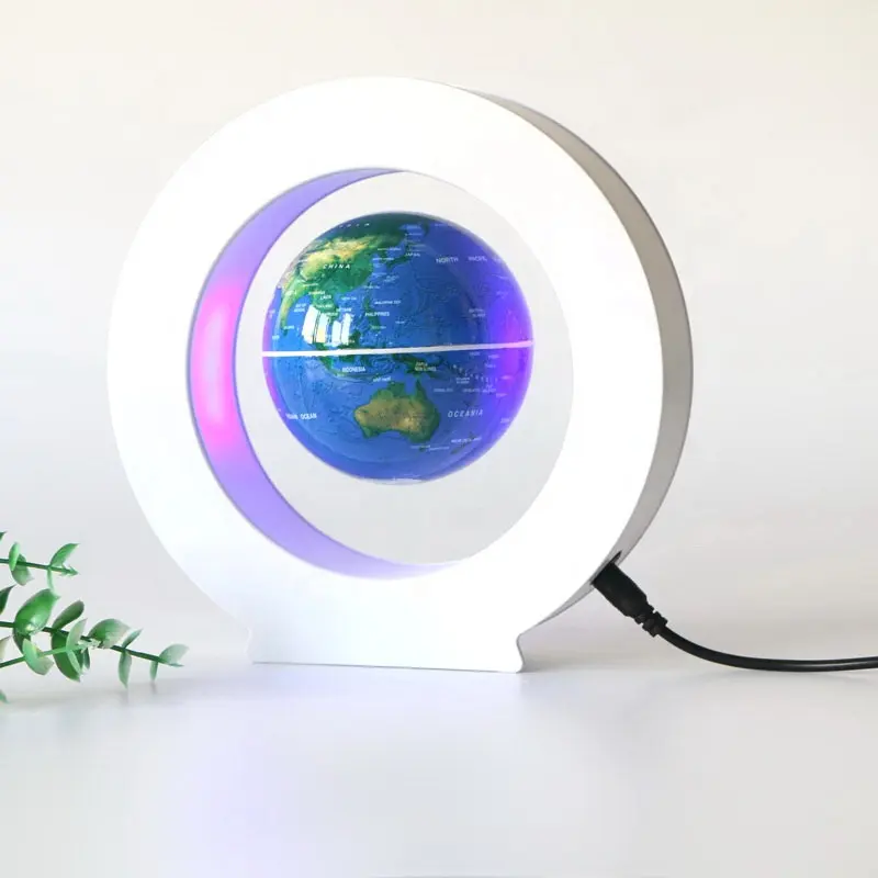 Magnetische Levitatie Zwevende Globe Met Led-verlichting 3 Inch Onderwijs Levert Leermiddelen