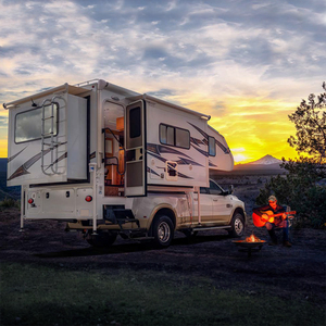 Ecocampor Mini 4x4 RV độc lập hệ thống treo Slide-on sợi thủy tinh xe tải giường Camper Motorhome offroad cắm trại Tính năng phòng tắm AC - Product Image 4