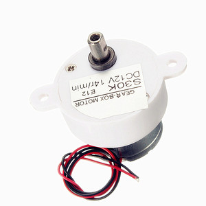 Moteur de réduction à engrenages électrique à couple élevé, 12V DC, 14 tr/min, 2 fils, S30K - Product Image 5