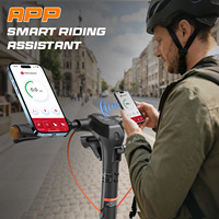 Trottinette électrique pliable intelligente pour adultes, pneus anti-crevaison de 10 pouces, guidon ergonomique réglable, commande par application, moteur 600W