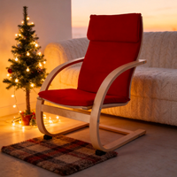 Produits les plus vendus sur Alibaba : fauteuil moderne en bois massif avec siège confortable pour la maison, le bureau, le salon