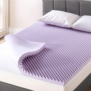 Alas Kasur Busa Memori Egg Crate dengan Bantalan Kasur Pendingin <span class=keywords><strong>Lavender</strong></span> Kasur Gulung Alas Kasur Furnitur Rumah Perlengkapan Tidur 100 - Product Image 4
