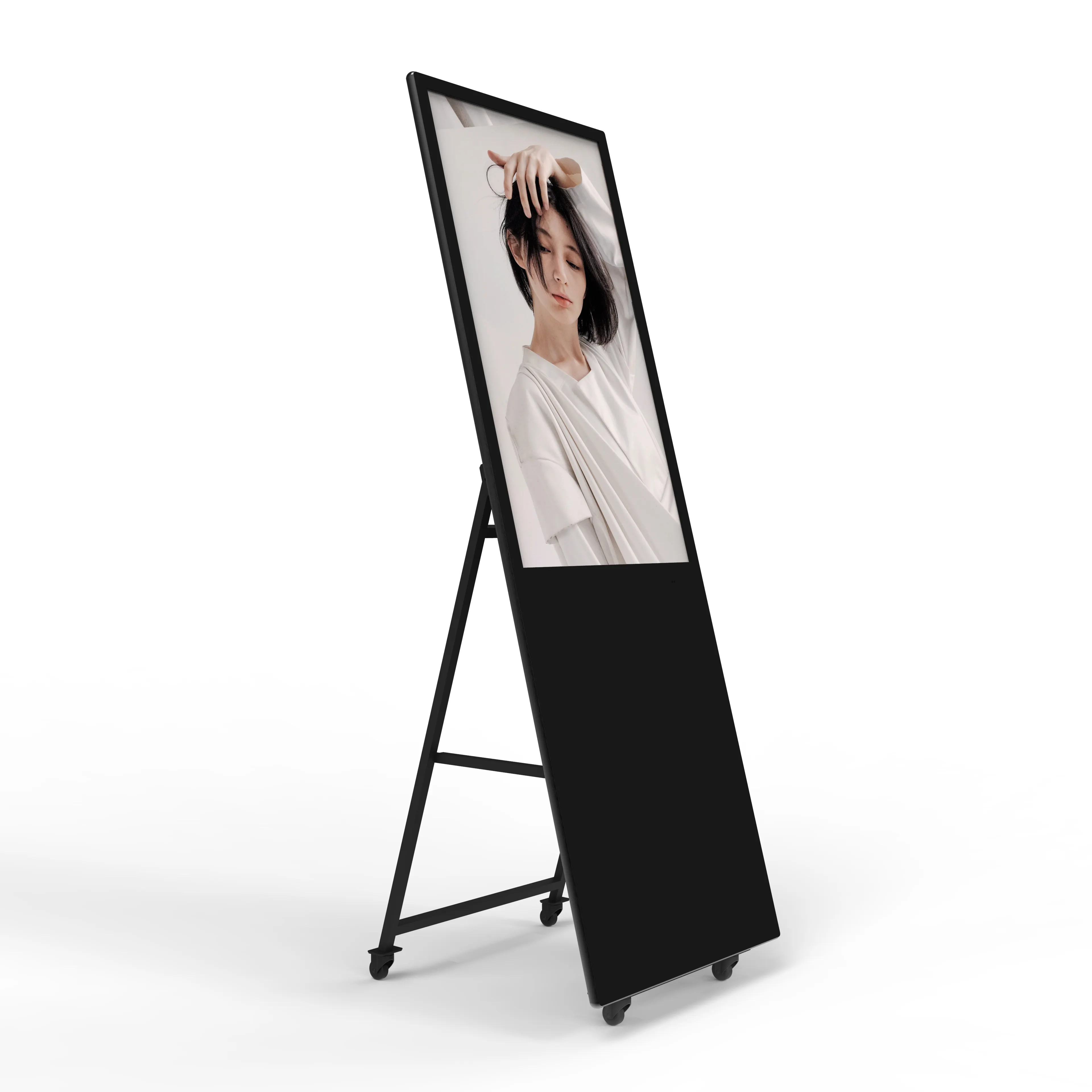 32 43 inch Movable foldable lcd touch screen android portable display advertising digital signage Lcd Digital Signage Display