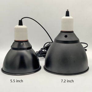 5.5 ''ou 7.2'' Reptile chauffage abat-jour isolation lumineuse Uva Anti-brûlure <span class=keywords><strong>UVB</strong></span> <span class=keywords><strong>support</strong></span> de <span class=keywords><strong>lampe</strong></span> pour animal de compagnie tortue lézard serpent - Product Image 6