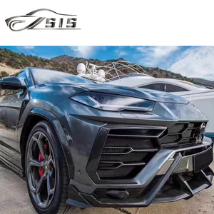 LB Urus Upgrade Top Style Bodykit per il 2021 anno Urus materiale in fibra di carbonio labbra anteriori diffusore posteriore minigonne laterali auto sopra parafanghi - Product Image 6